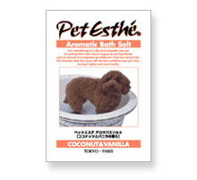 Pet Esthé Aromatic Bath Salt Senteur de noix de coco et de vanille